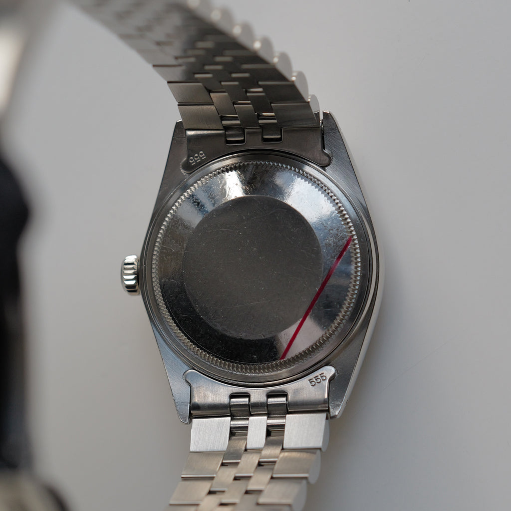 ロレックス/デイトジャスト16014/ブルーバックリー/ローマン/WGベゼル/保証書付き/ROLEX DATEJUST REF.16014 "Blue Buckley Dial" 1985y with Guarantee