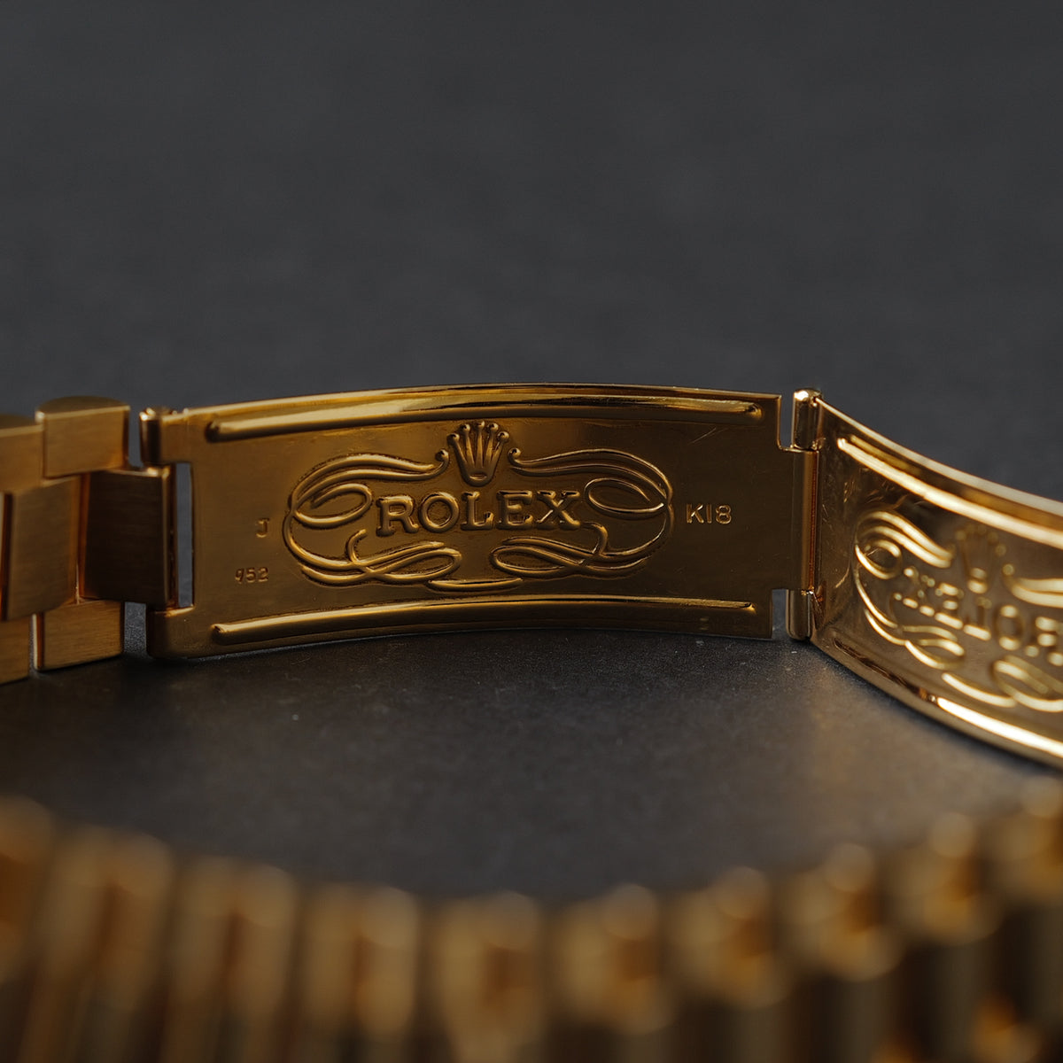 ロレックス/デイデイト1803/8/ワイドボーイ/18Kイエローゴールド/ビッグロゴ/ジャパンブレス/ROLEX DAY-DATE REF.1803/8 "WIDE BOY" 18KYG Big Logo Japan Bracelet 1971-72y