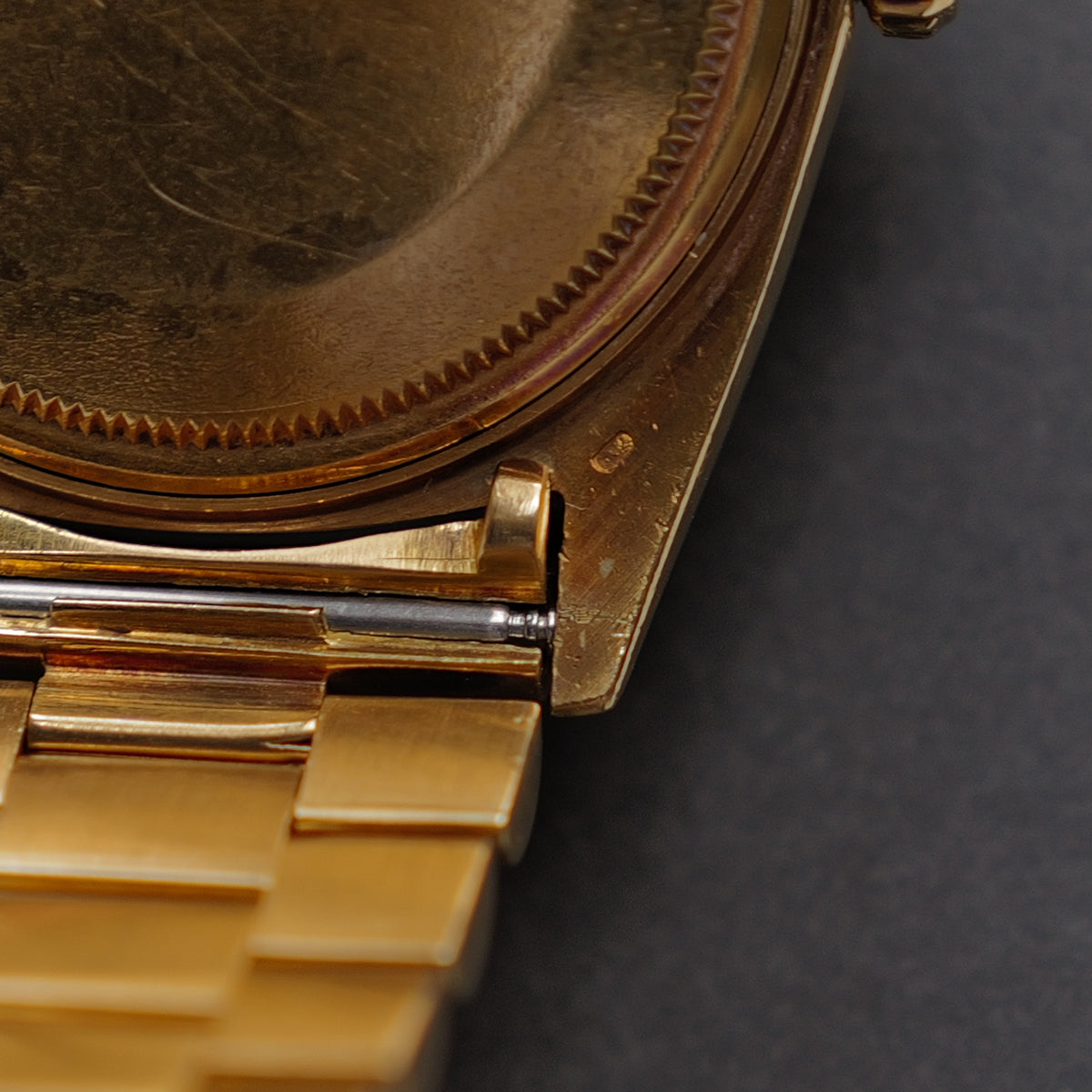 ロレックス/デイデイト1803/8/ワイドボーイ/18Kイエローゴールド/ビッグロゴ/ジャパンブレス/ROLEX DAY-DATE REF.1803/8 "WIDE BOY" 18KYG Big Logo Japan Bracelet 1971-72y