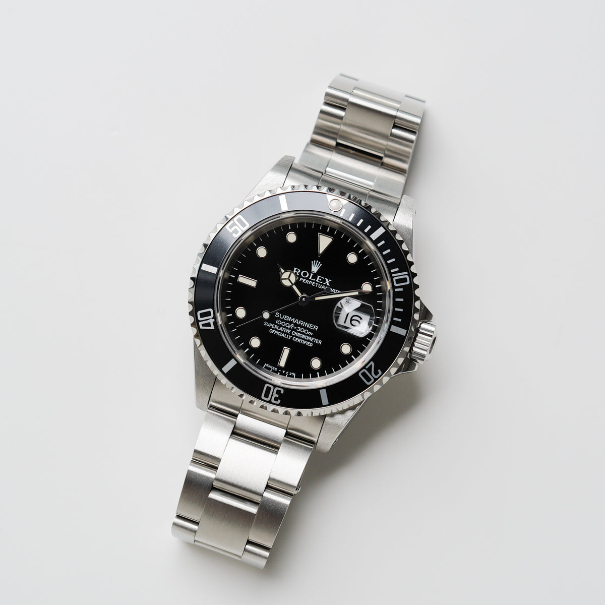 ロレックス/サブマリーナーデイト16610/S番/オールトリチウム/裏蓋シール/保証書付きフルセット/ROLEX SUBMARINER DATE REF.16610 S Serial All Tritium 1993-94y Full Set