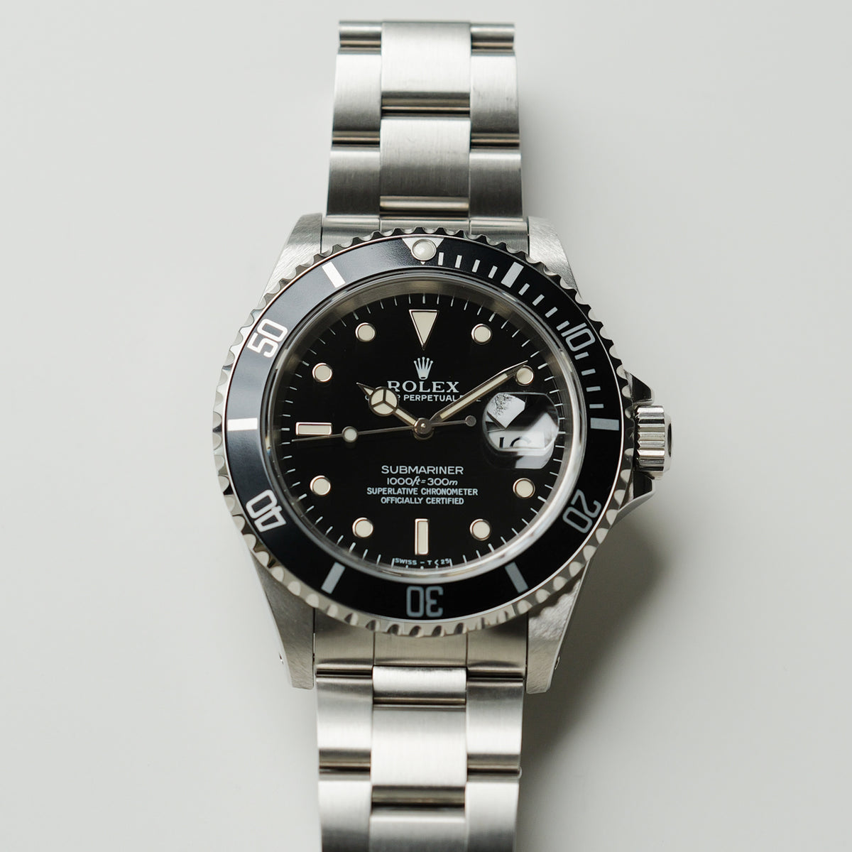 ロレックス/サブマリーナーデイト16610/S番/オールトリチウム/裏蓋シール/保証書付きフルセット/ROLEX SUBMARINER DATE REF.16610 S Serial All Tritium 1993-94y Full Set
