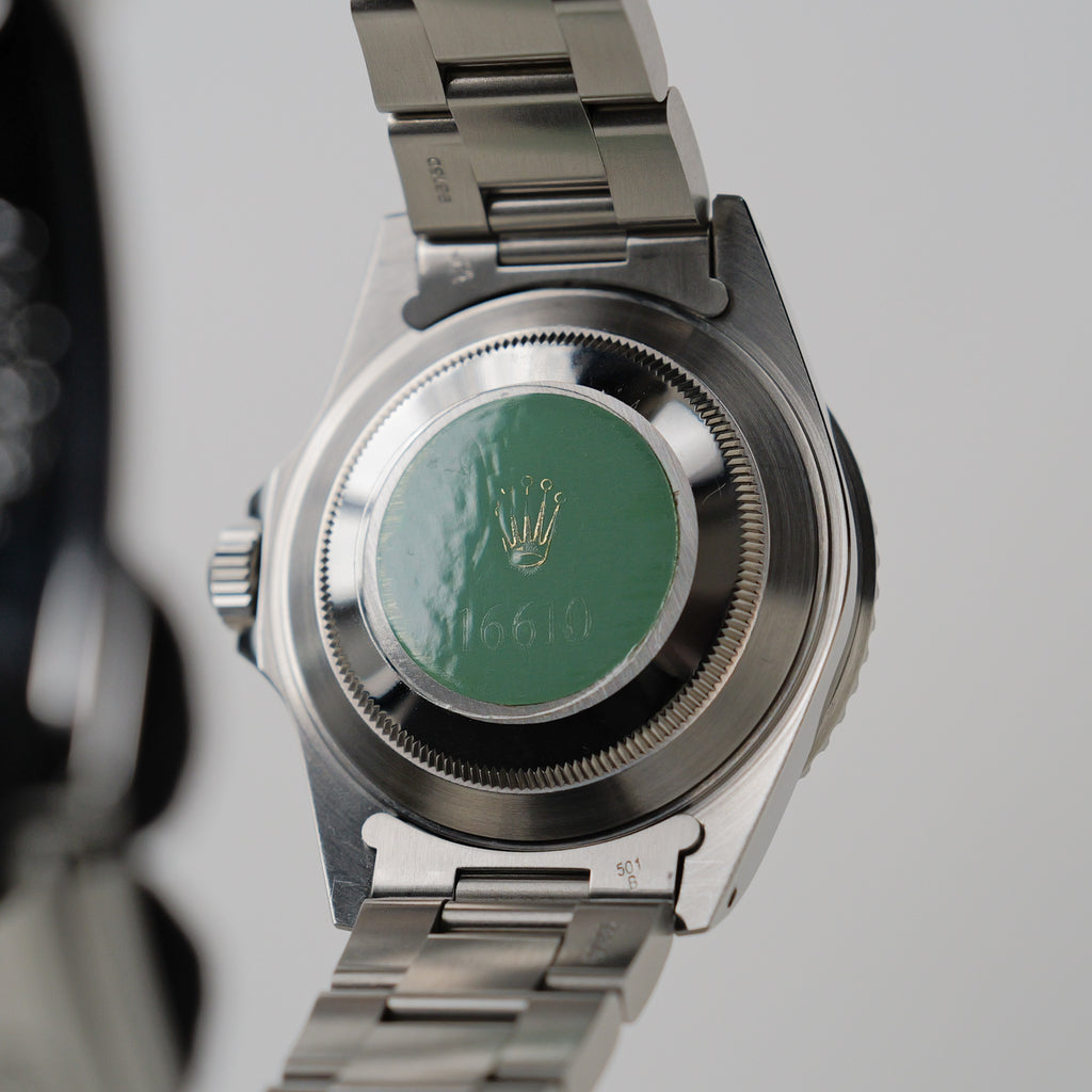 ロレックス/サブマリーナーデイト16610/S番/オールトリチウム/裏蓋シール/保証書付きフルセット/ROLEX SUBMARINER DATE REF.16610 S Serial All Tritium 1993-94y Full Set