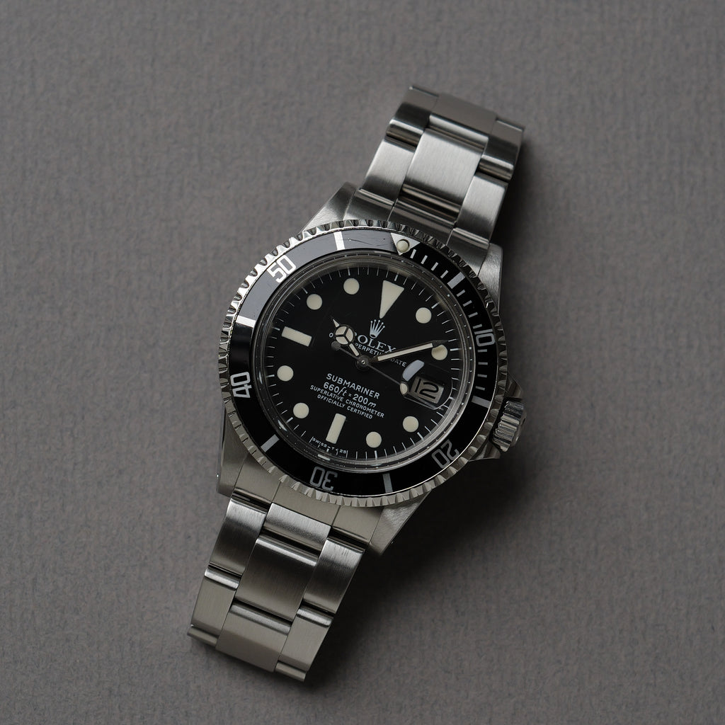 ロレックス/サブマリーナデイト1680/白サブ/Mk1マキシダイヤル/ROLEX SUBMARINER DATE REF.1680 White Submariner "Mk1 Maxi Dial" 1978y