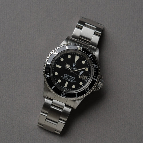 ロレックス/サブマリーナデイト1680/白サブ/Mk1マキシダイヤル/ROLEX SUBMARINER DATE REF.1680 White Submariner "Mk1 Maxi Dial" 1978y