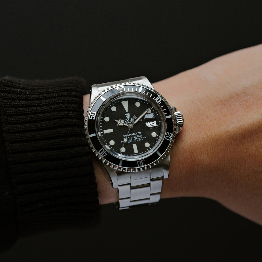 ロレックス/サブマリーナデイト1680/白サブ/Mk1マキシダイヤル/ROLEX SUBMARINER DATE REF.1680 White Submariner "Mk1 Maxi Dial" 1978y