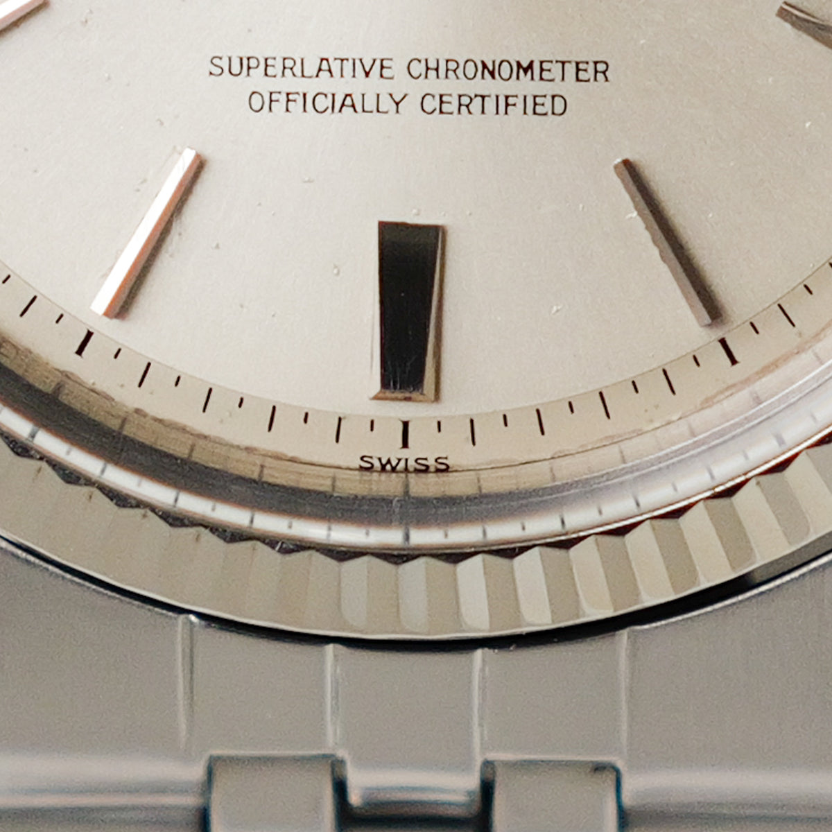 ロレックス/デイトジャスト/ドアストップダイヤル/初期ベゼルシルバーダイヤル/ROLEX DATEJUST REF.1601 "Door Stop" Silver Dial No Lume 1962y
