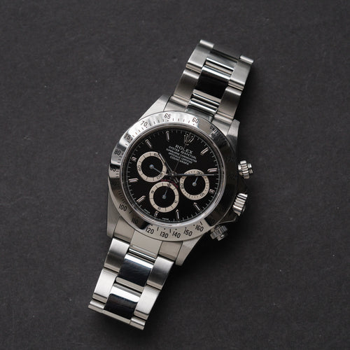 ロレックス/デイトナ16520/A番/マーク７ダイヤル/黒文字盤/ROLEX DAYTONA REF.16520 Black Mark 7 Dial A Serial 1998-99y
