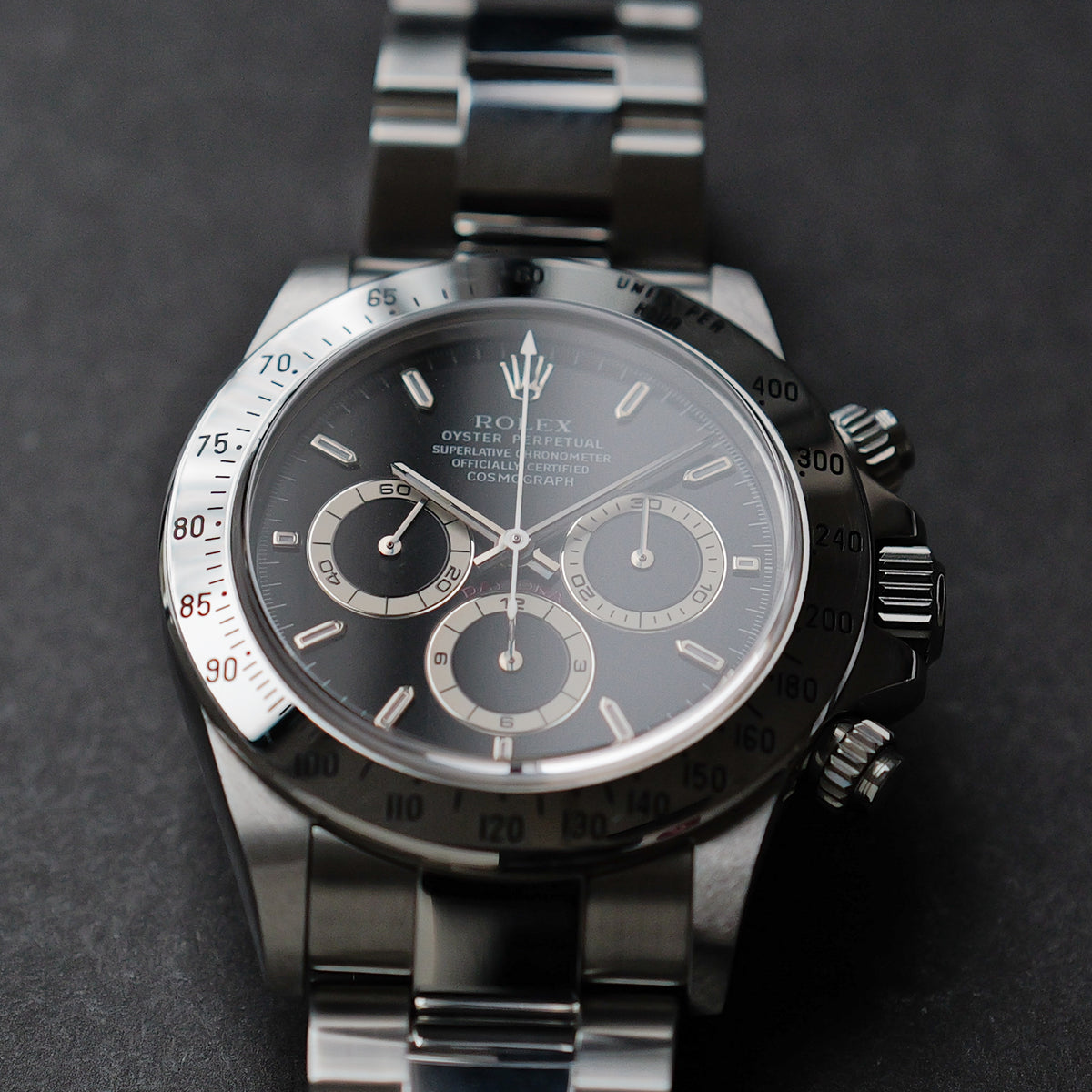 ロレックス/デイトナ16520/A番/マーク７ダイヤル/黒文字盤/ROLEX DAYTONA REF.16520 Black Mark 7 Dial A Serial 1998-99y