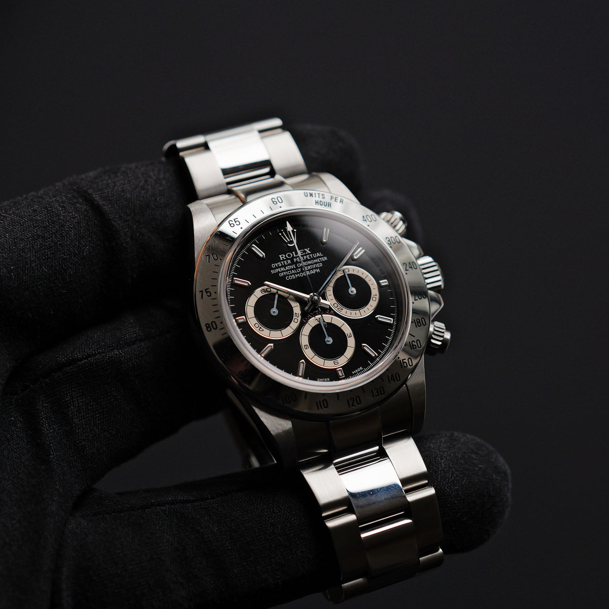 ロレックス/デイトナ16520/A番/マーク７ダイヤル/黒文字盤/ROLEX DAYTONA REF.16520 Black Mark 7 Dial A Serial 1998-99y