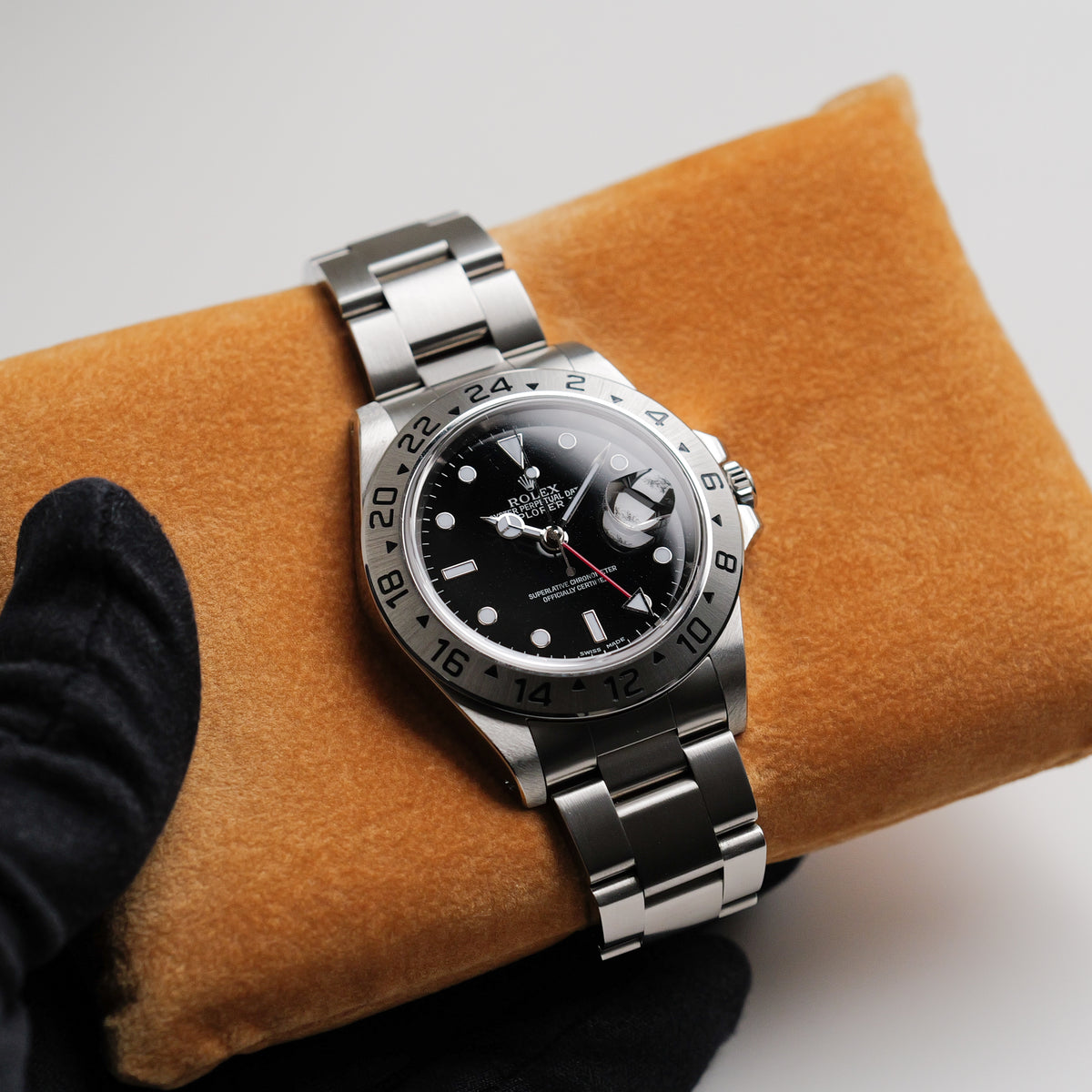 ロレックス/エクスプローラー2/16570/A番/黒文字盤/箱・保証書付き/ROLEX EXPLORER 2 REF.16570 A Serial Black Dial Luminova 1999y Full Set
