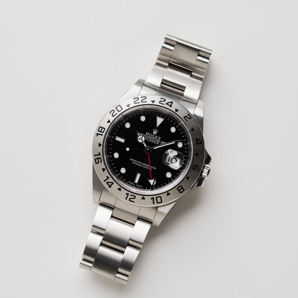 ロレックス/エクスプローラー2/16570/A番/黒文字盤/箱・保証書付き/ROLEX EXPLORER 2 REF.16570 A Serial Black Dial Luminova 1999y Full Set