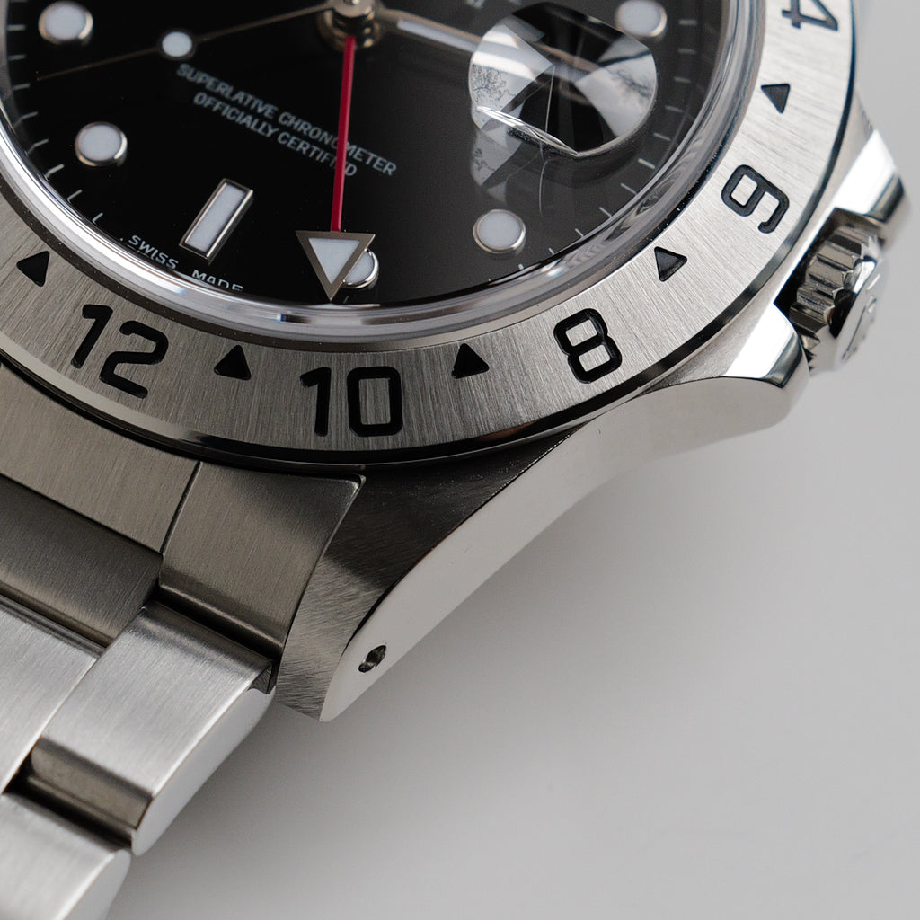 ロレックス/エクスプローラー2/16570/A番/黒文字盤/箱・保証書付き/ROLEX EXPLORER 2 REF.16570 A Serial Black Dial Luminova 1999y Full Set