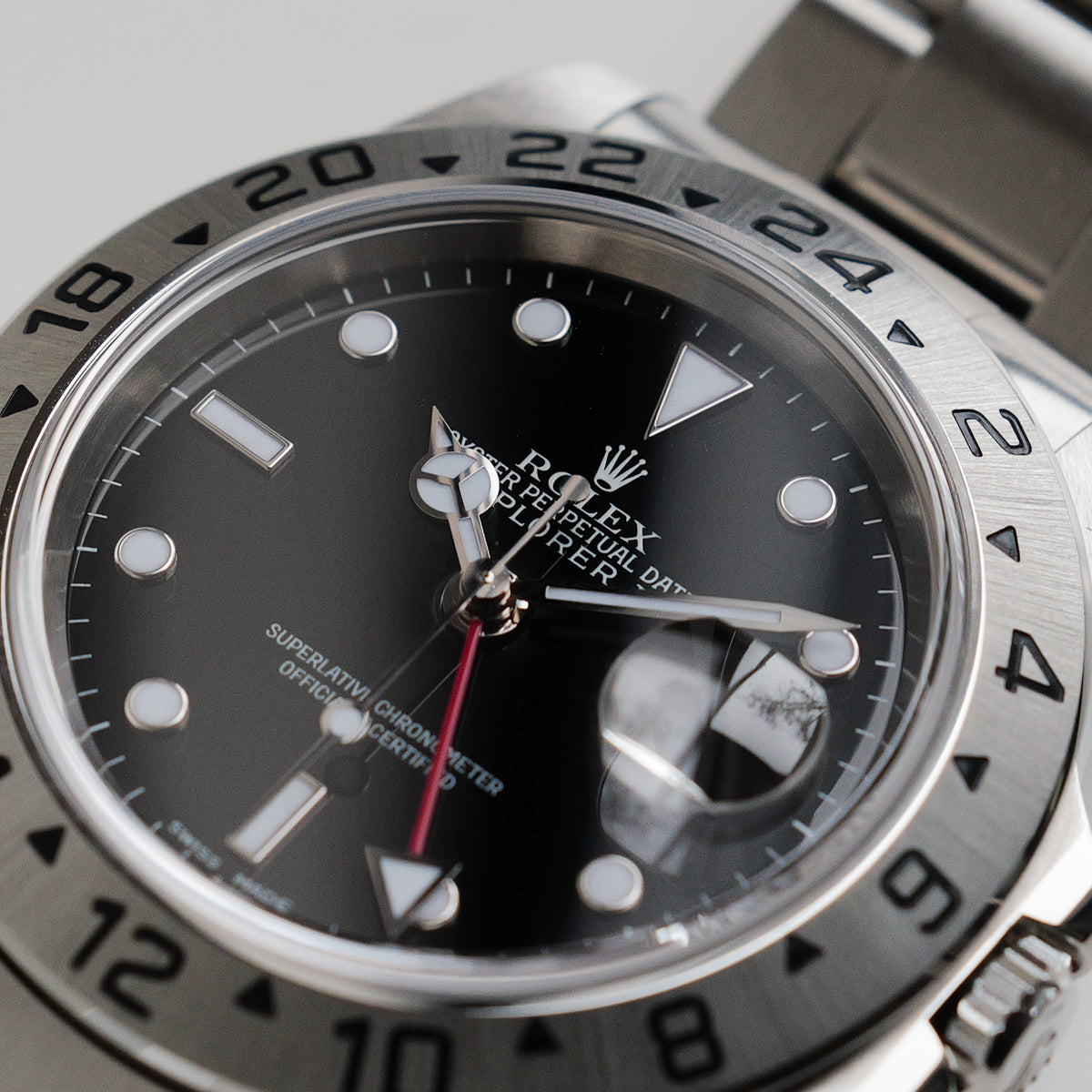 ロレックス/エクスプローラー2/16570/A番/黒文字盤/箱・保証書付き/ROLEX EXPLORER 2 REF.16570 A Serial Black Dial Luminova 1999y Full Set