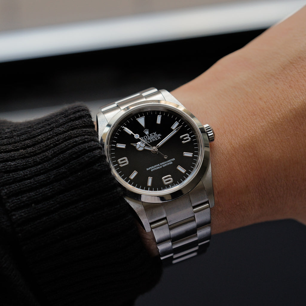 ロレックス/エクスプローラー1/114270/Y番/保証書付き/ROLEX EXPLORER REF.114270 Y-Serial 2002y with Guarantee