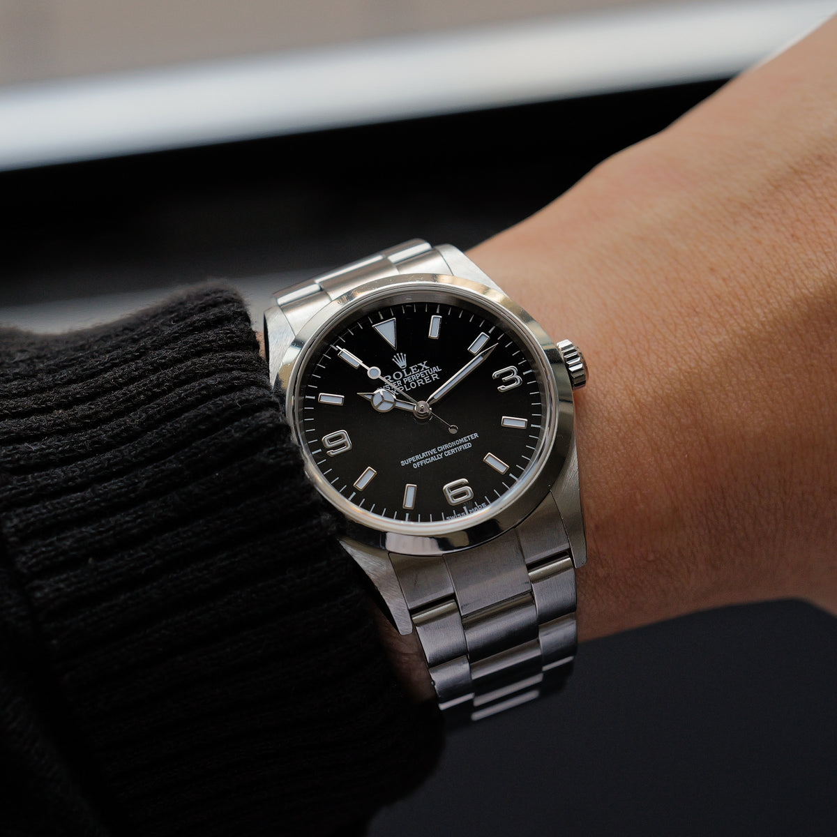 ロレックス/エクスプローラー1/114270/Y番/保証書付き/ROLEX EXPLORER REF.114270 Y-Serial 2002y with Guarantee