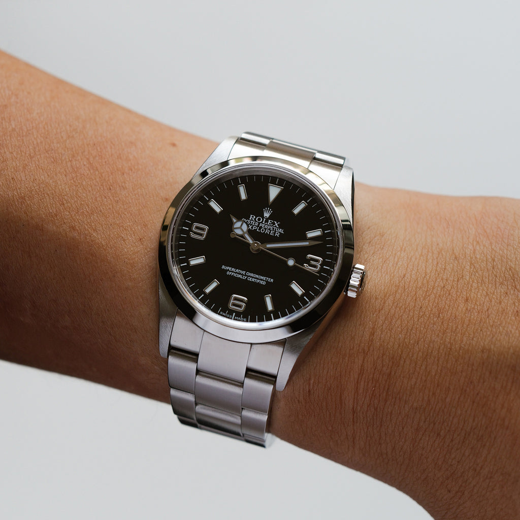 ロレックス/エクスプローラー1/114270/Y番/保証書付きフルセット/ROLEX EXPLORER 1 REF.114270 Y-Serial 2002y Full Set