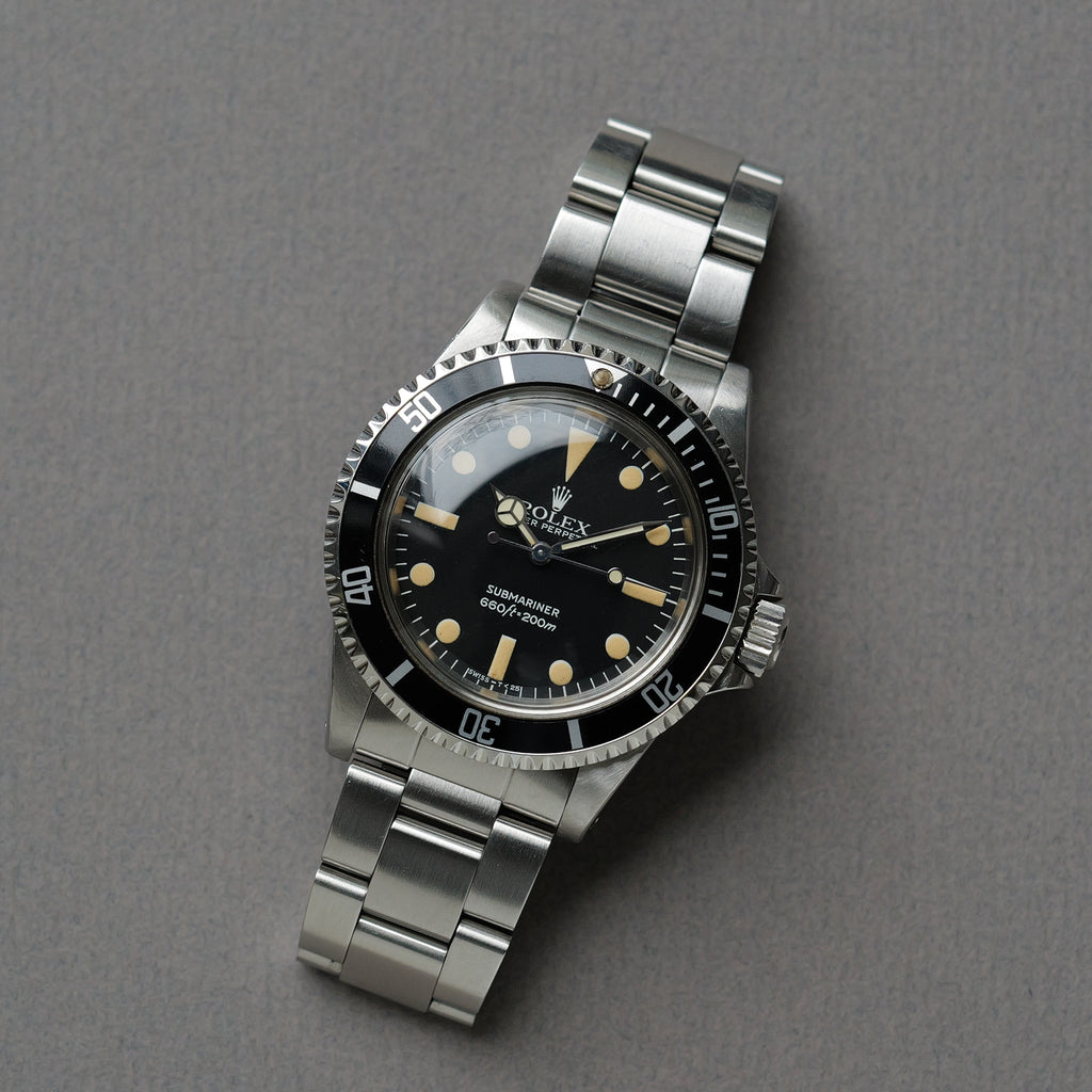 ロレックス/サブマリーナー5513/マキシダイヤル/マーク4/箱・国内正規保証書/ROLEX SUBMARINER REF.5513 "Maxi Mark 4 Dial" 982-83y with Box and Paper