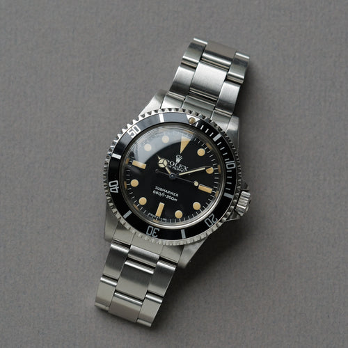 ロレックス/サブマリーナー5513/マキシダイヤル/マーク4/箱・国内正規保証書/ROLEX SUBMARINER REF.5513 "Maxi Mark 4 Dial" 982-83y with Box and Paper