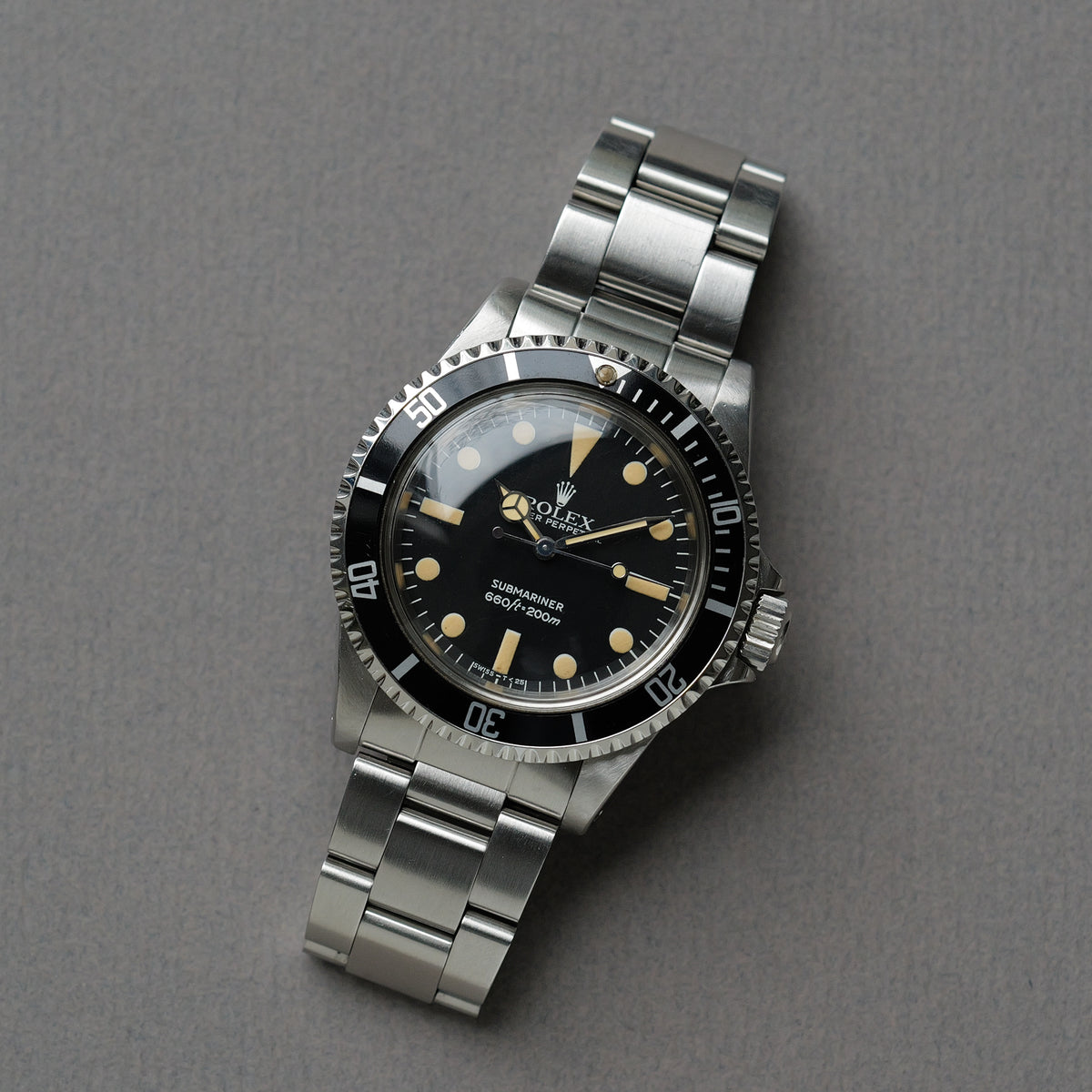 ロレックス/サブマリーナー5513/マキシダイヤル/マーク4/箱・国内正規保証書/ROLEX SUBMARINER REF.5513 "Maxi Mark 4 Dial" 982-83y with Box and Paper