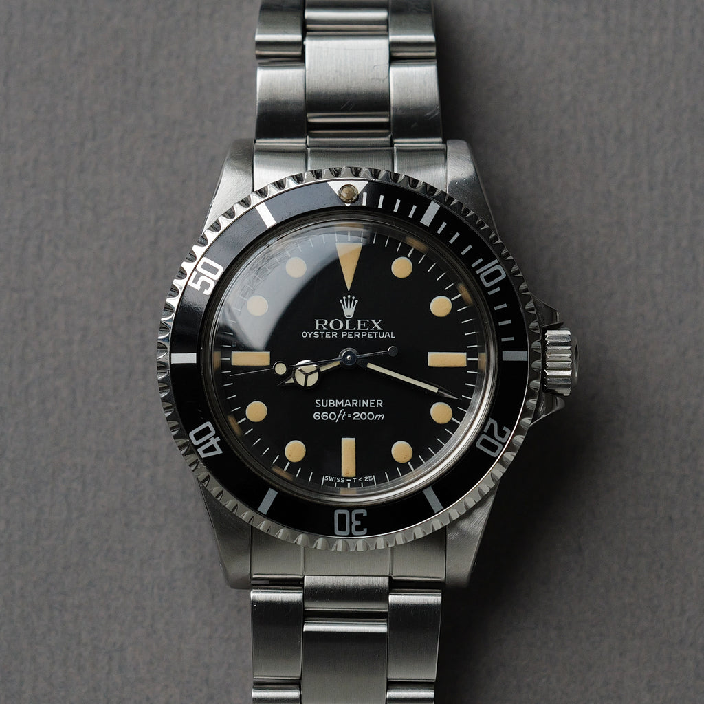 ロレックス/サブマリーナー5513/マキシダイヤル/マーク4/箱・国内正規保証書/ROLEX SUBMARINER REF.5513 "Maxi Mark 4 Dial" 982-83y with Box and Paper