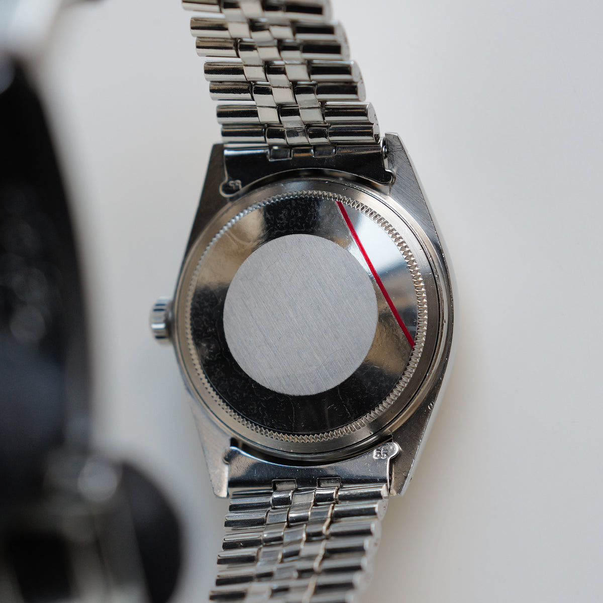 ロレックス/デイトジャスト1601/ワイドボーイ/ゴーストダイヤル/WGベゼル/ROLEX DATEJUST REF.1601 "WIDE BOY" Ghost Dial 18KWG bezel 1971-72y