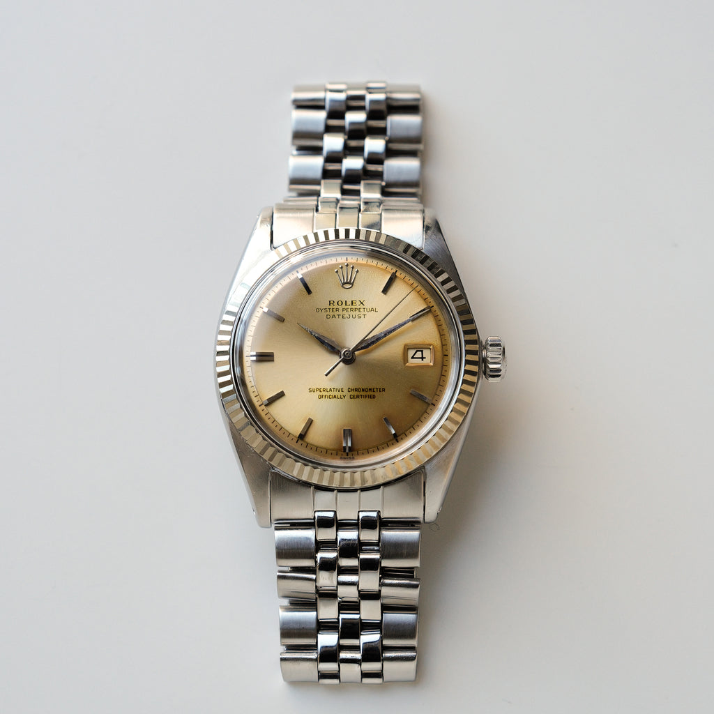 ロレックス/デイトジャスト1601/トロピカルダイヤル/WGベゼル/ROLEX DATEJUST REF.1601 Tropical Dial 18KWG Bezel 1963y