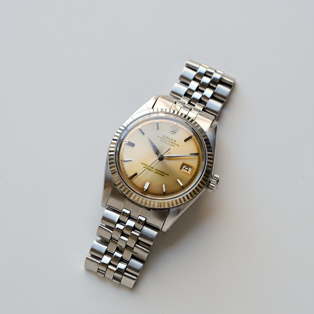 ロレックス/デイトジャスト1601/トロピカルダイヤル/WGベゼル/ROLEX DATEJUST REF.1601 Tropical Dial 18KWG Bezel 1963y
