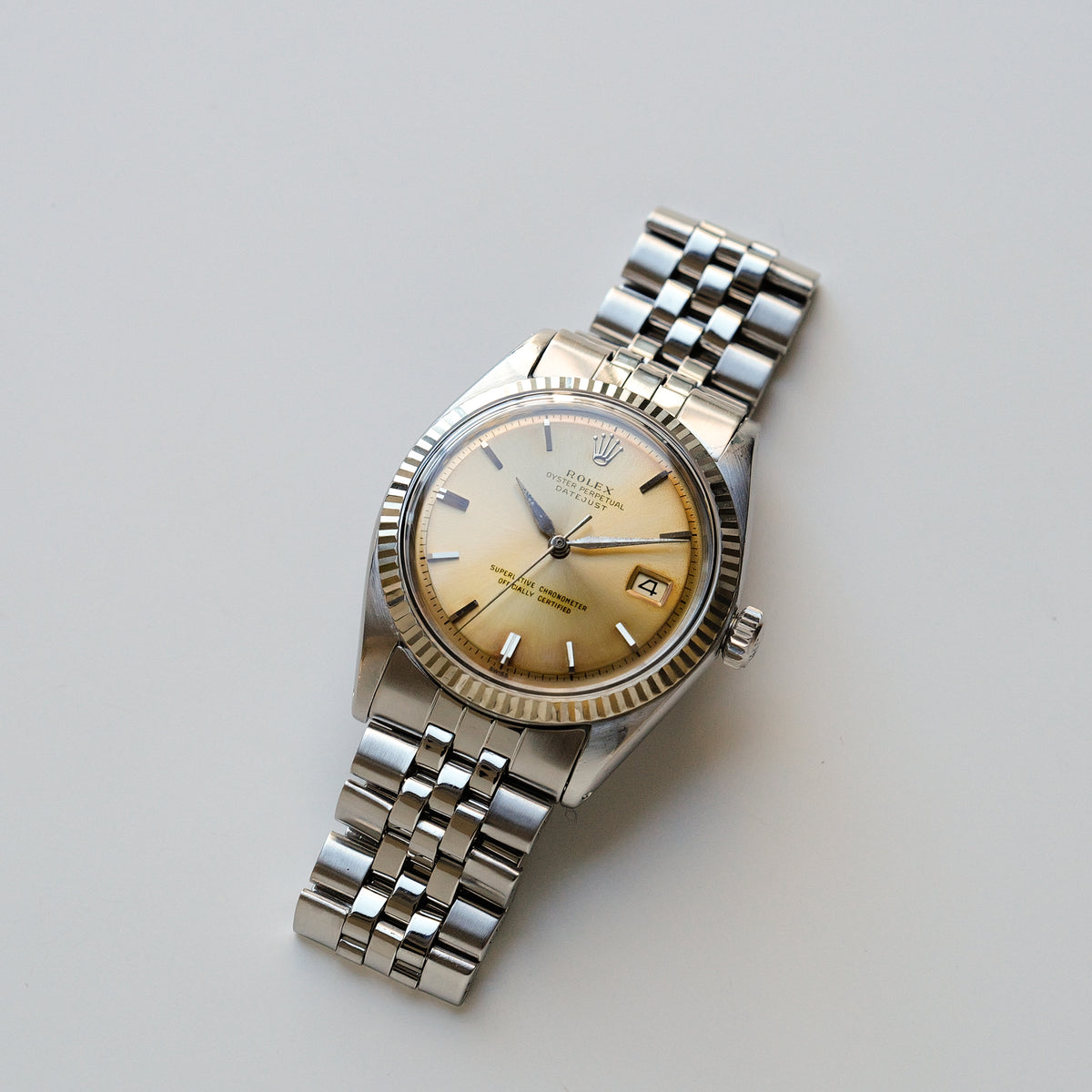 ロレックス/デイトジャスト1601/トロピカルダイヤル/WGベゼル/ROLEX DATEJUST REF.1601 Tropical Dial 18KWG Bezel 1963y