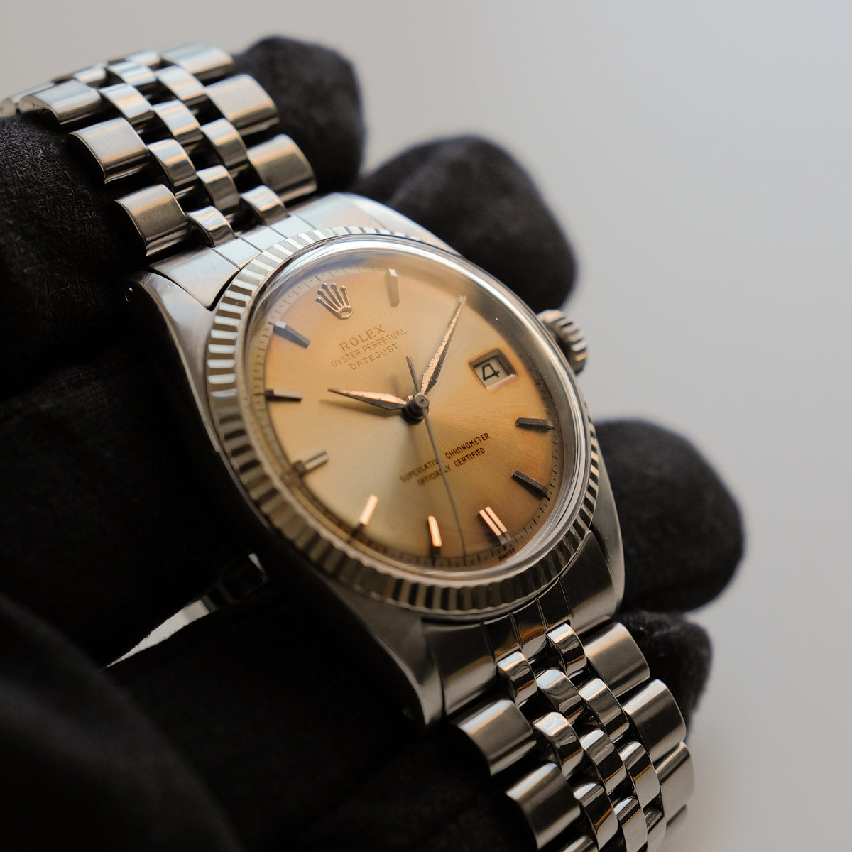 ロレックス/デイトジャスト1601/トロピカルダイヤル/WGベゼル/ROLEX DATEJUST REF.1601 Tropical Dial 18KWG Bezel 1963y