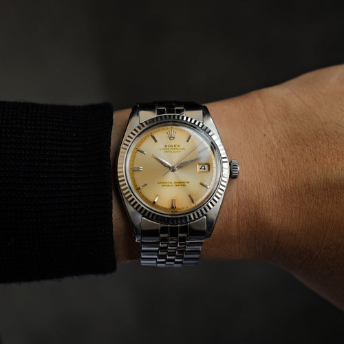 ロレックス/デイトジャスト1601/トロピカルダイヤル/WGベゼル/ROLEX DATEJUST REF.1601 Tropical Dial 18KWG Bezel 1963y