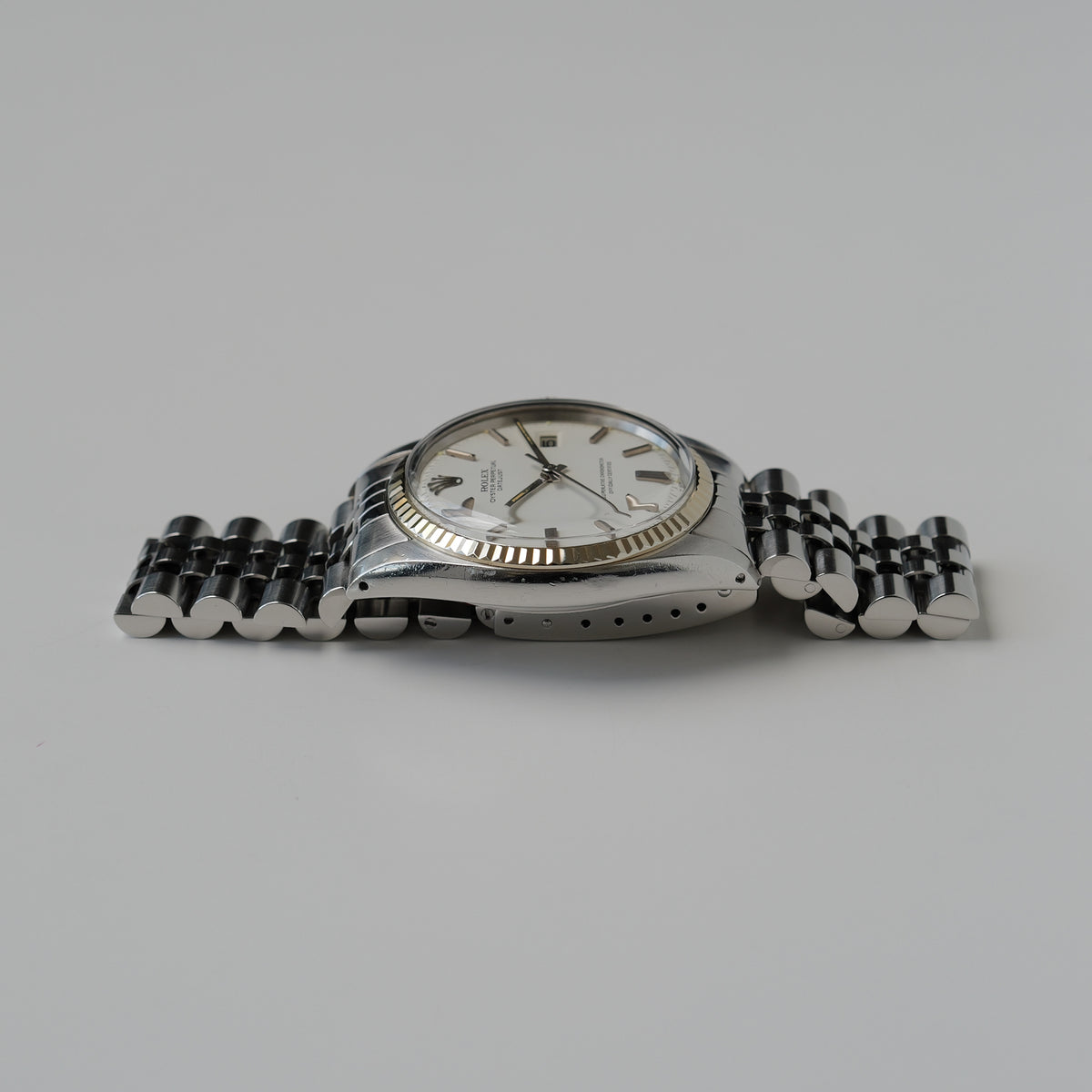 ロレックス/デイトジャスト1601/オフホワイト/WGベゼル/ROLEX DATEJUST REF.1601 Off-White Dial 1977y