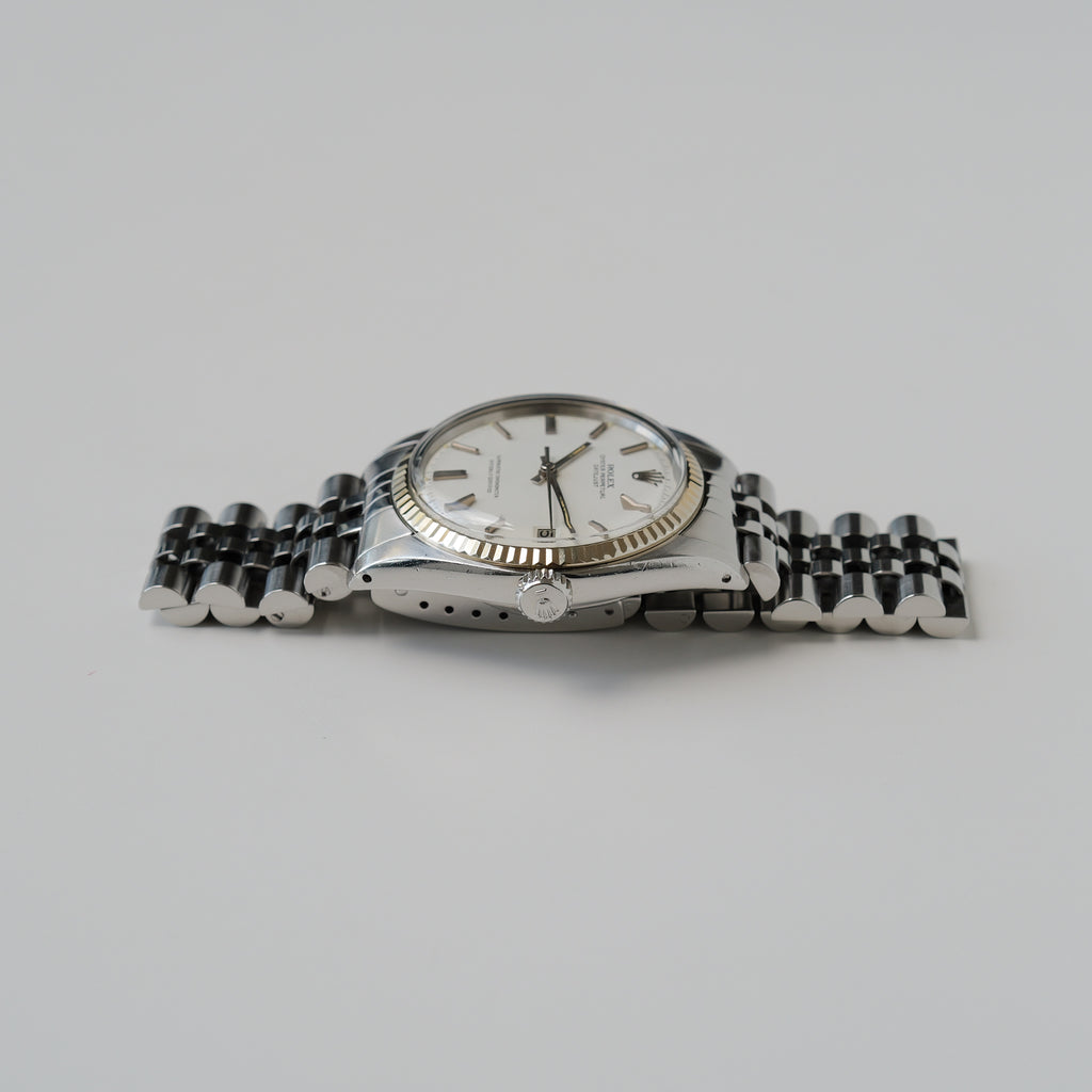ロレックス/デイトジャスト1601/オフホワイト/WGベゼル/ROLEX DATEJUST REF.1601 Off-White Dial 1977y
