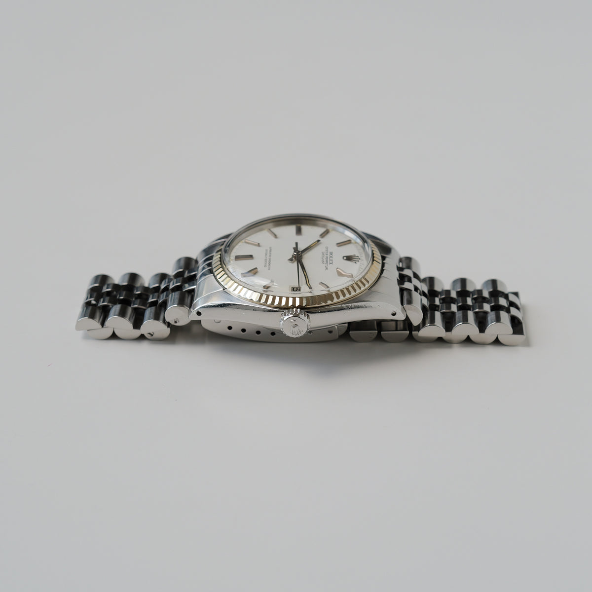 ロレックス/デイトジャスト1601/オフホワイト/WGベゼル/ROLEX DATEJUST REF.1601 Off-White Dial 1977y