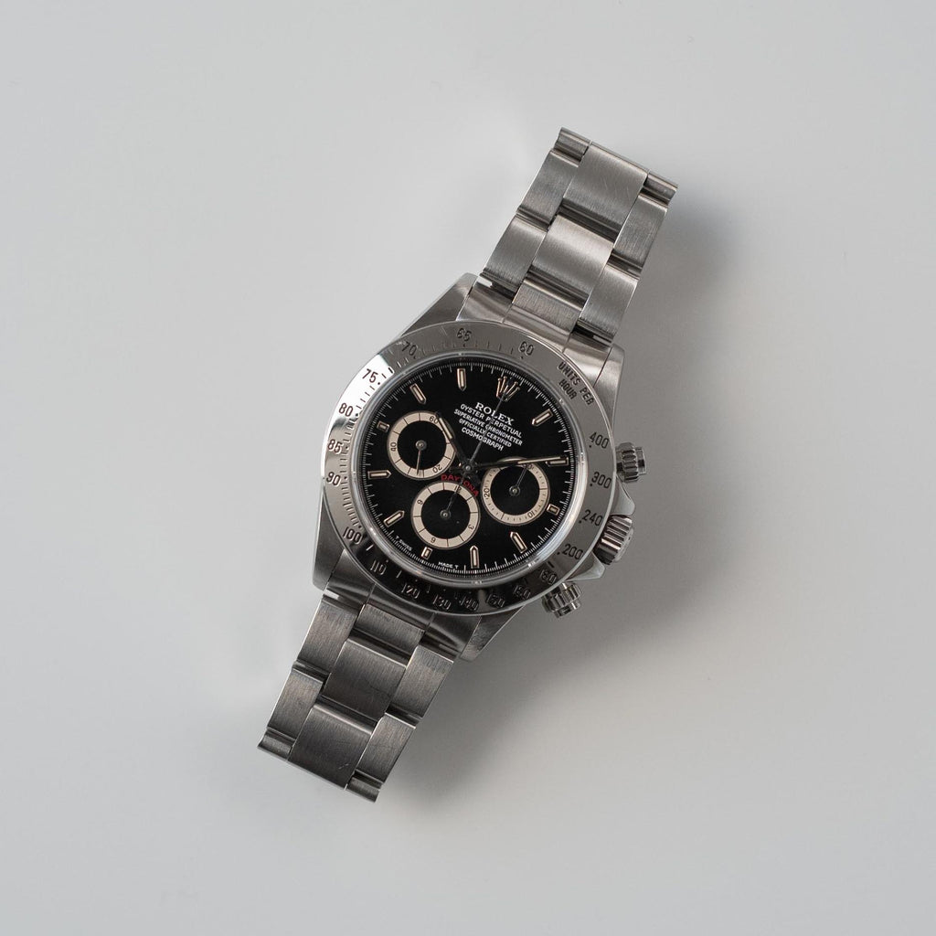ROLEX DAYTONA Ref.16520N Invert 6 Brown eyes Single buckle all tritium 1991y