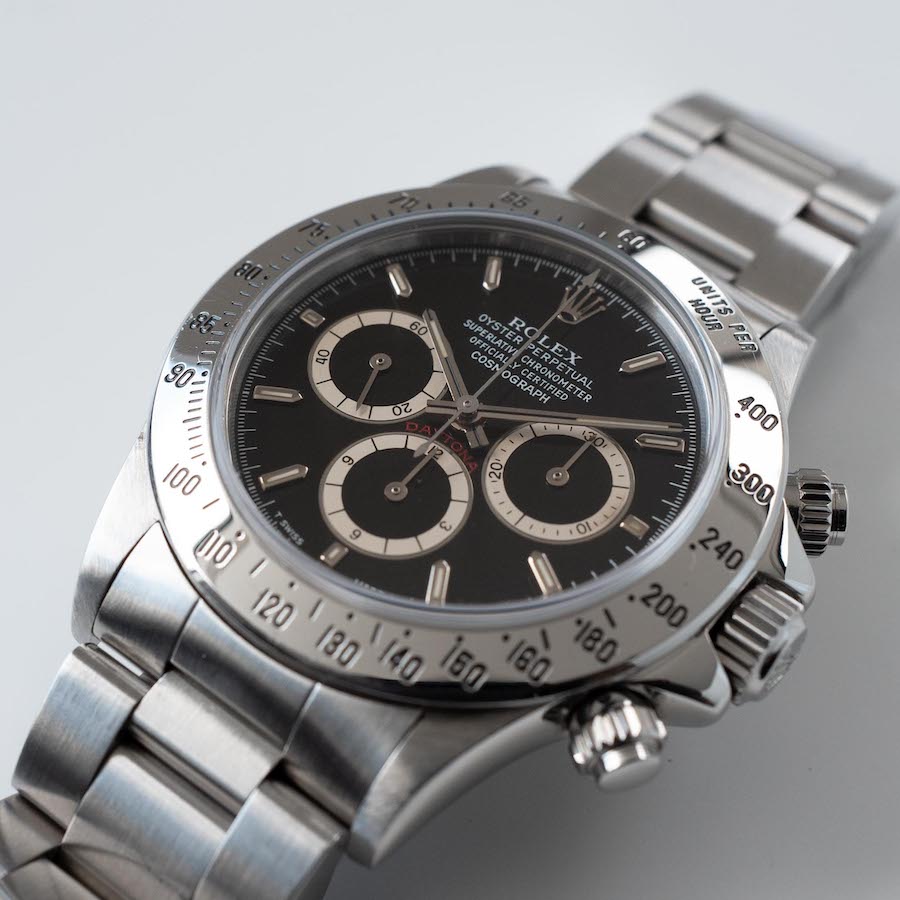 ROLEX DAYTONA Ref.16520N Invert 6 Brown eyes Single buckle all tritium 1991y