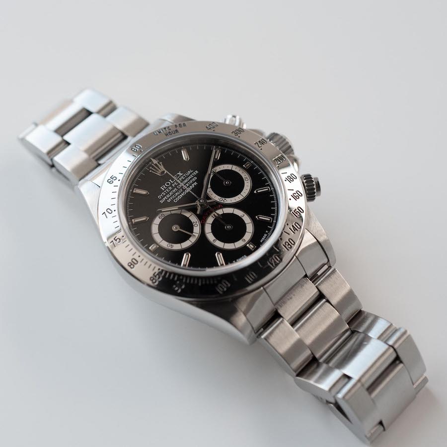 ROLEX DAYTONA Ref.16520N Invert 6 Brown eyes Single buckle all tritium 1991y