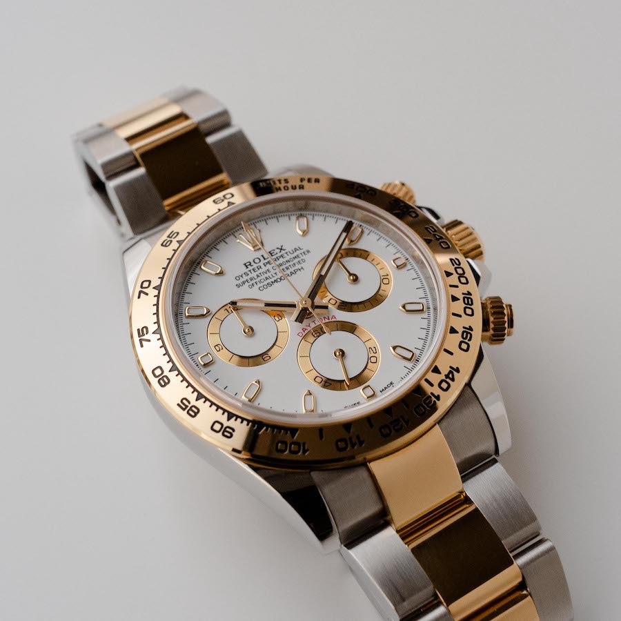 ROLEX DAYTONA Ref.116503 "White x Yellow Gold Dial" 2019y