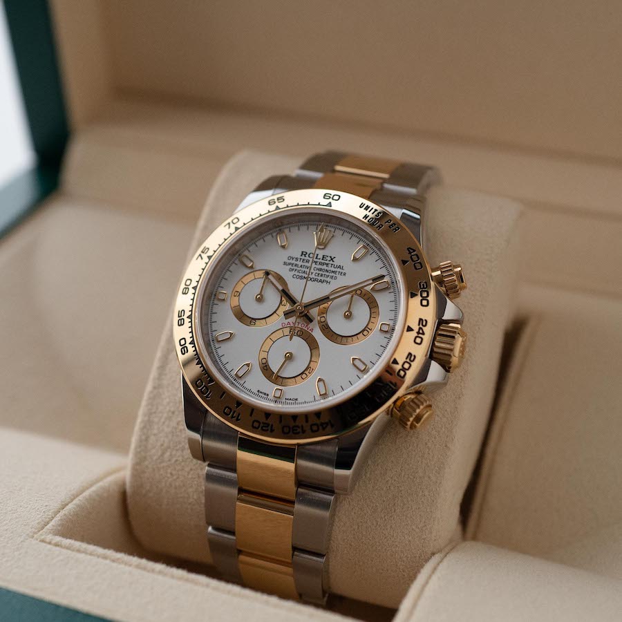 ROLEX DAYTONA Ref.116503 "White x Yellow Gold Dial" 2019y