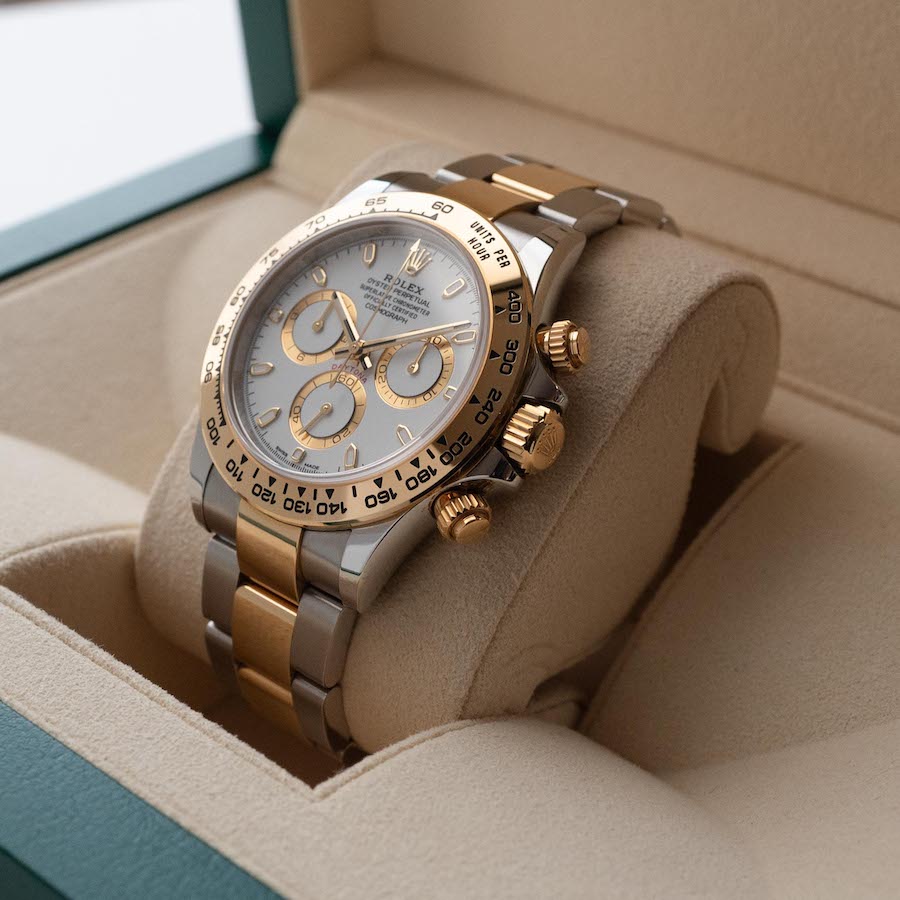 ROLEX DAYTONA Ref.116503 "White x Yellow Gold Dial" 2019y