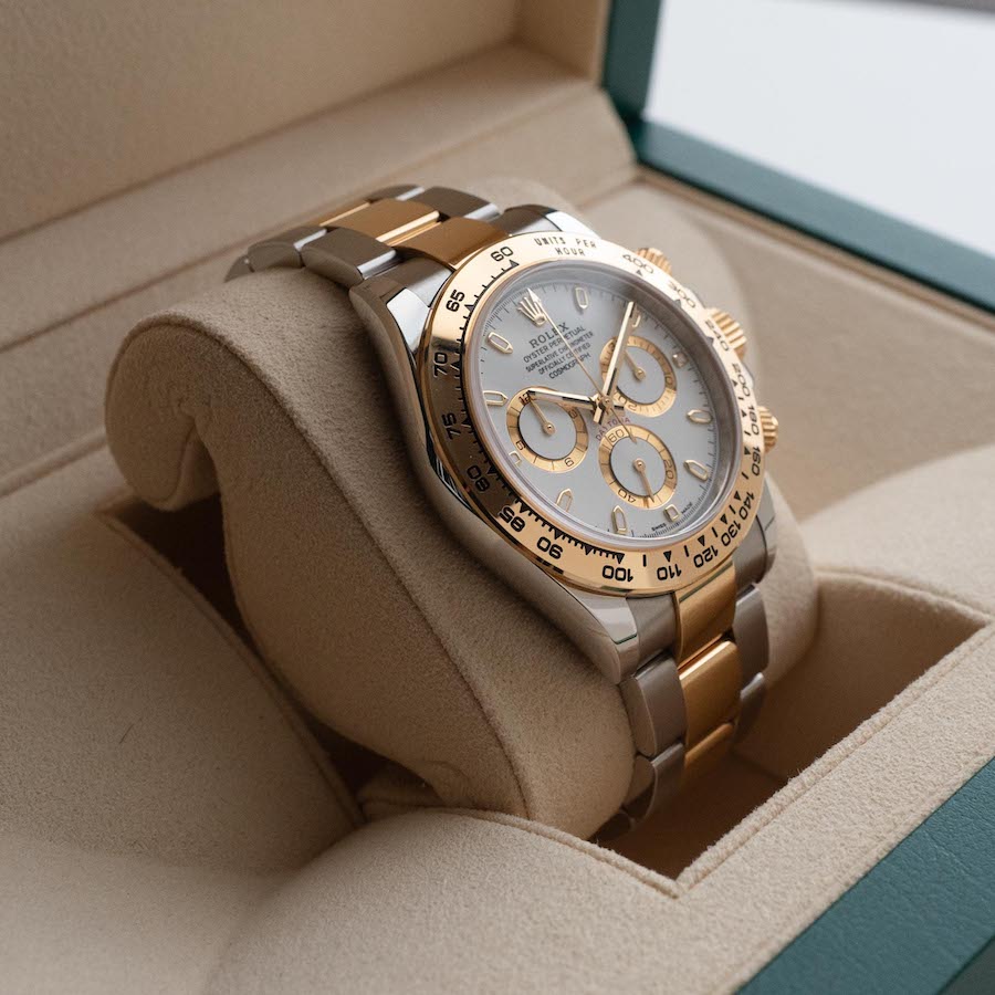 ROLEX DAYTONA Ref.116503 "White x Yellow Gold Dial" 2019y