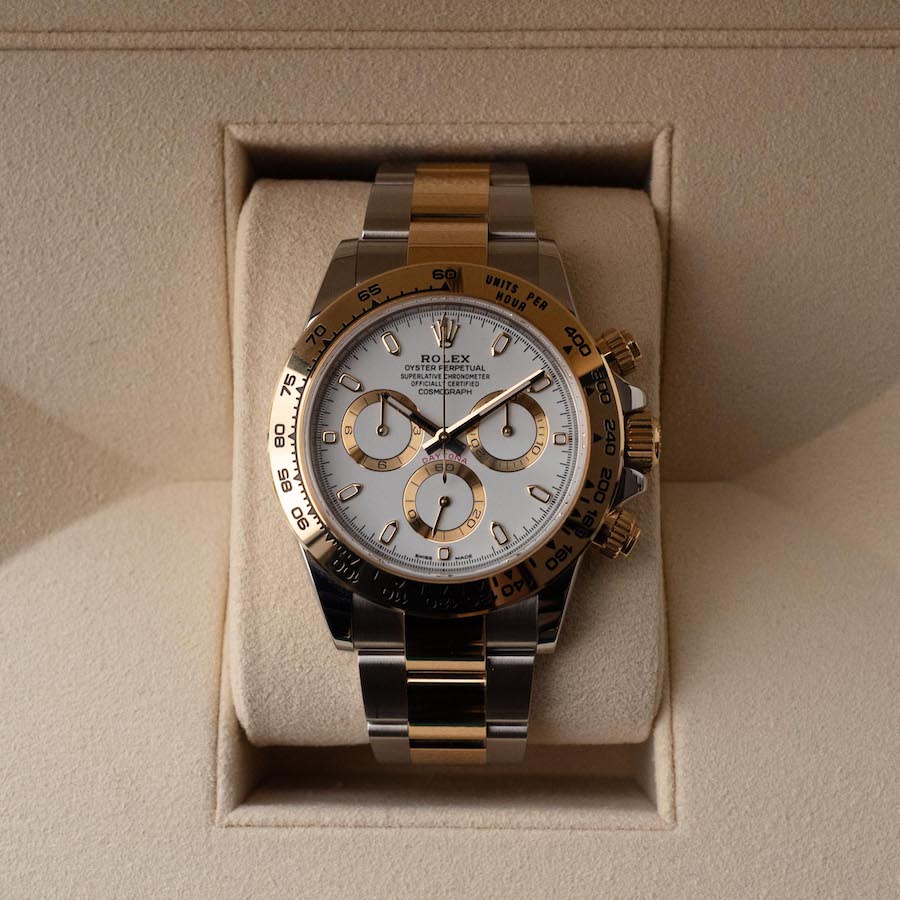ROLEX DAYTONA Ref.116503 "White x Yellow Gold Dial" 2019y