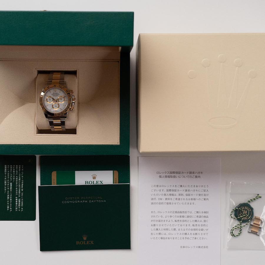 ROLEX DAYTONA Ref.116503 "White x Yellow Gold Dial" 2019y