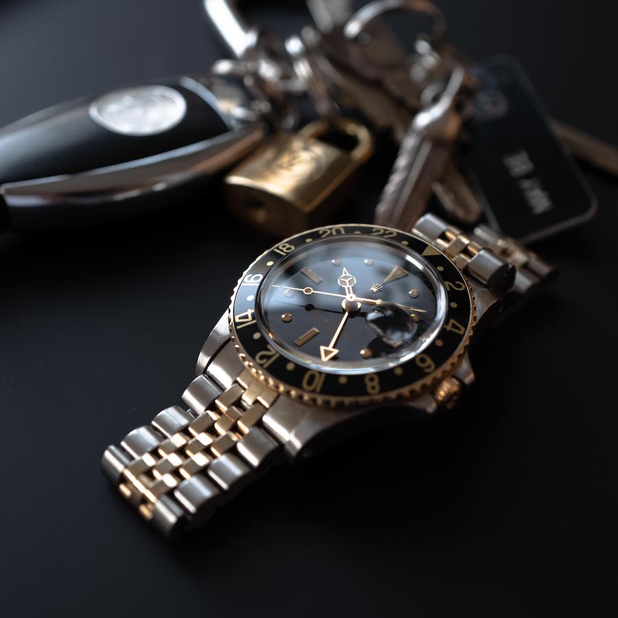 ROLEX GMT-MASTER Ref.1675/3 ”藤壺” Black dial 1977y with ROLEX OH Guarantee