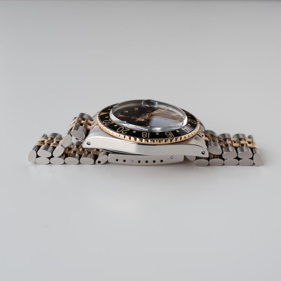 ROLEX GMT-MASTER Ref.1675/3 ”藤壺” Black dial 1977y with ROLEX OH Guarantee