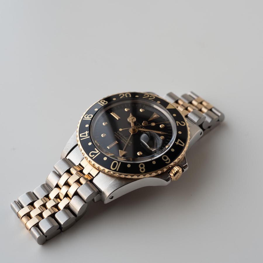 ROLEX GMT-MASTER Ref.1675/3 ”藤壺” Black dial 1977y with ROLEX OH Guarantee