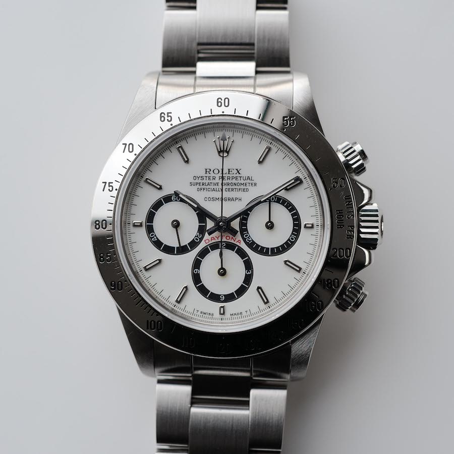 ROLEX ZENITH DAYTONA  Ref.16520R "Porcelain Dial" 200タキ段落ち 1988y ポーセリン