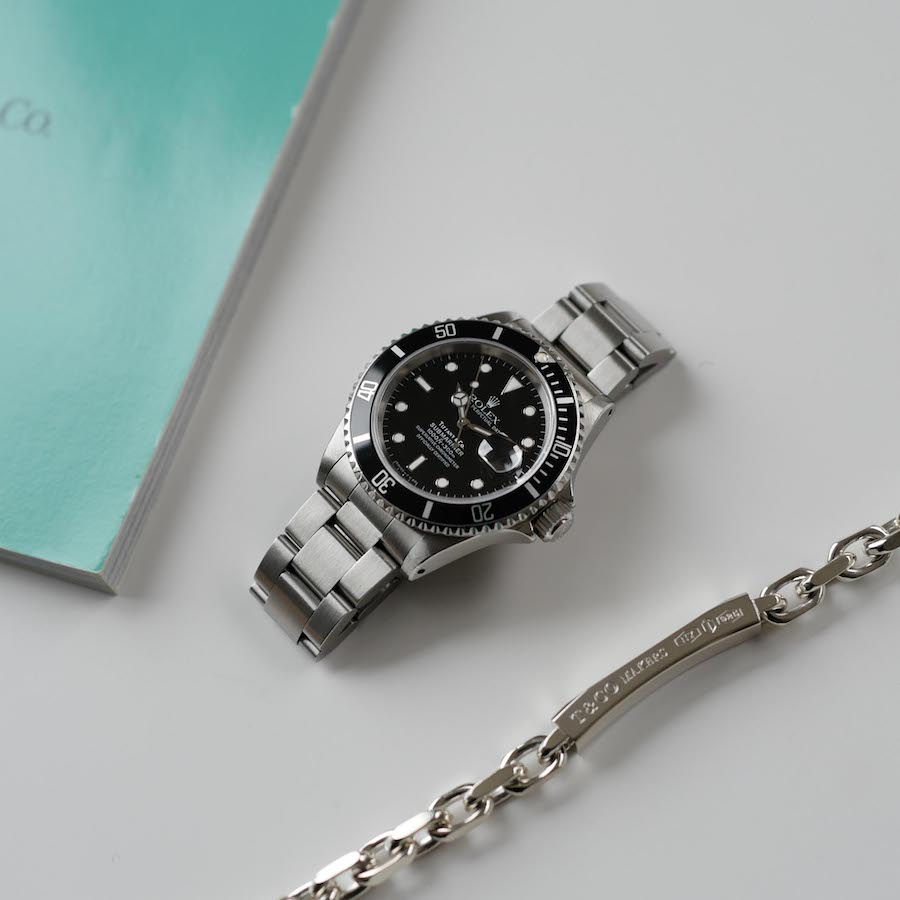 【参考品】ROLEX SUBMARINER DATE "Tiffany" Ref.16610 1991y