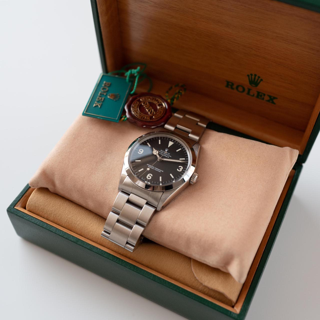 ROLEX EXPLORER 1 "Fat Font" フルセットRef.1016 R番 1988y