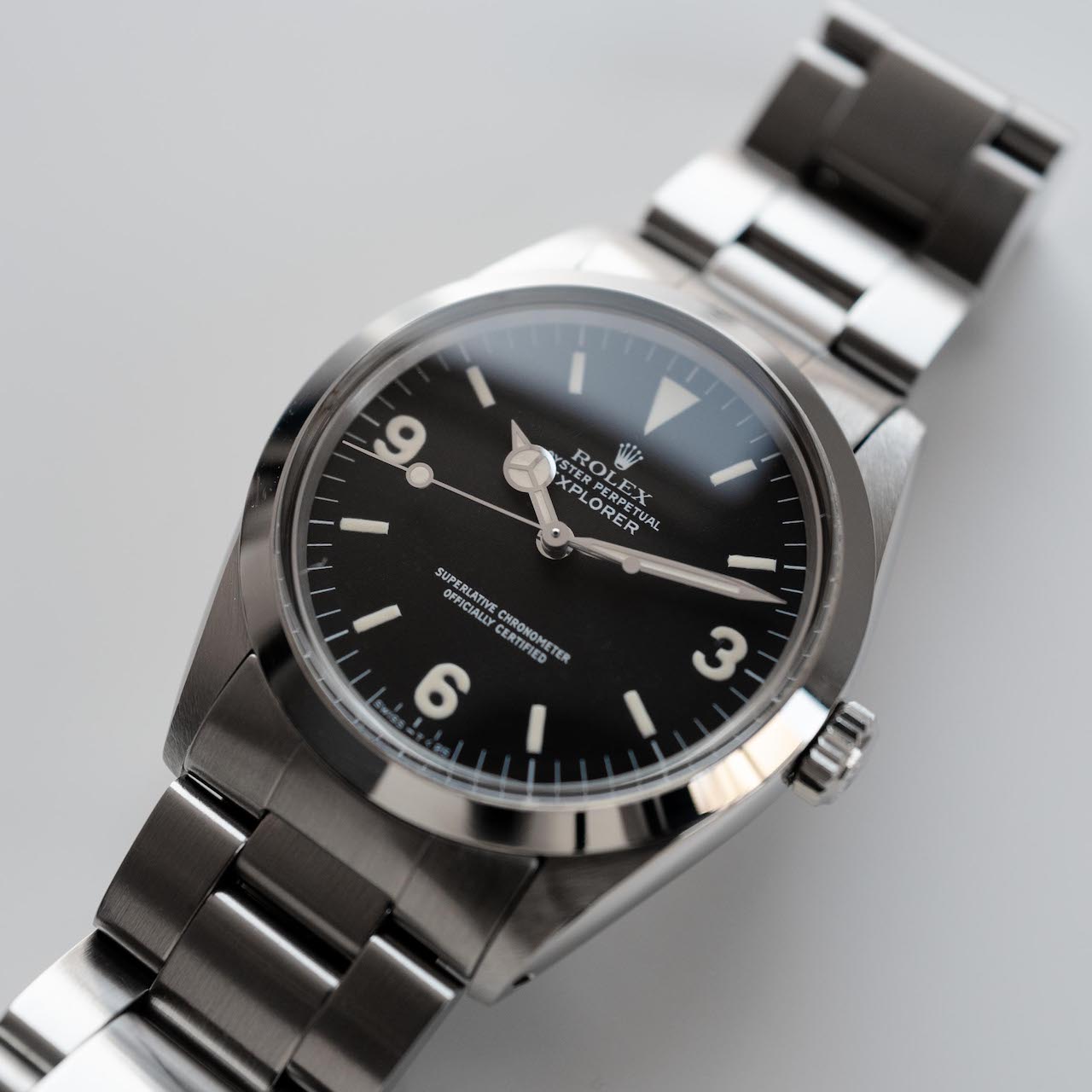 ROLEX EXPLORER 1 "Fat Font" フルセットRef.1016 R番 1988y