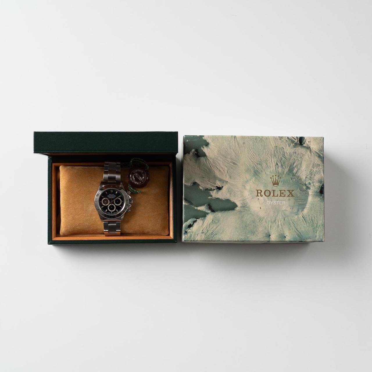 ROLEX DAYTONA Ref.16520N Invert 6 Brown eyes Single buckle all tritium 1991y